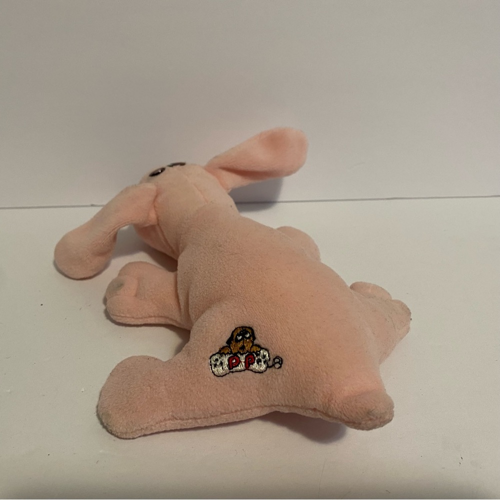Pound Puppy Pastel Pink Vintage Puppies Mini 8” Stuffed Animal Toy 1980s - Picture 2 of 5